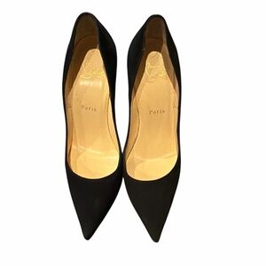 Christian Louboutin Suede Black So Kate Heels